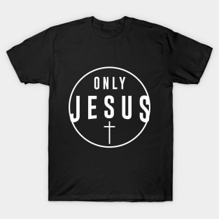 Only Jesus Design T-Shirt